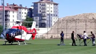 Malatya'da şeker koması geçiren hastaya ambulans helikopterle acil müdahale