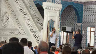 Iğdır'da işitme engelliler için işaret diliyle hutbe okundu