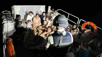 Gökova körfezinde yelkenli teknede düzensiz göçmen operasyonu