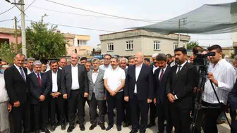 Kesmetepe Beldesi'nde yeni caminin temeli dualarla atıldı