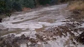 Kuvvetli yağış Çorum’un Boğazkale ilçesinde hayatı olumsuz etkiledi