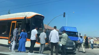 Eskişehir'de tramvay kazası: seferlerde aksama yaşandı