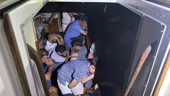 Gökova Körfezinde düzensiz göçmen operasyonu: 40 kişi yakalandı