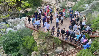 Mersin’in yerköprü şelalesi doğaseverleri kendine çekiyor
