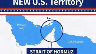 Trump'ın Hürmüz Boğazı'na dair ilginç harita paylaşımı