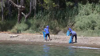 Muğla'nın eşsiz koylarında deniz temizliği: 11 yılda 306 ton atık toplandı
