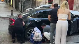 İzmit'te otomobilin çarptığı çocuk ciddi bir yaralanma geçirmedi