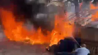Mersin'de tarım işçilerini paniğe sokan yangın olayı