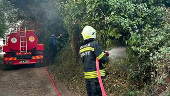 Muğla'da acil müdahale: Yangın büyümeden söndürüldü