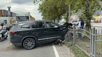 Samsun'da trafik kazasında 2 kişi yaralandı