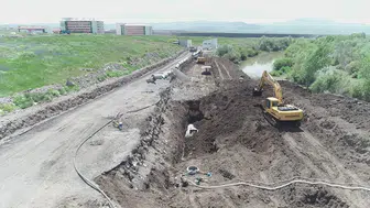 Kars'ta tarıma büyük katkı sağlayacak atıksu arıtma tesisi yükseliyor