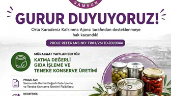 Samsun'un tarımsal potansiyeli sanayi atılımlarıyla buluşuyor