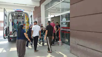 Kömür beldesinde merdiven kazası: bir yaralı