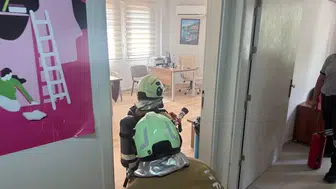 Hatay'da sağlık personeline yangın güvenliği eğitimi verildi