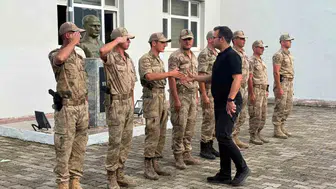 Refahiye kaymakamı jandarma çalışmalarını yerinde inceledi
