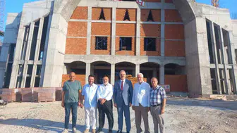 Bandırma'da üniversite camii inşaatı yerinde değerlendirildi