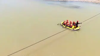 Erzincan'da su üstü arama kurtarma tatbikatı başarıyla gerçekleştirildi