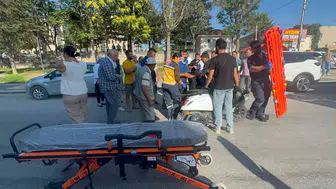 Karaman'da otomobil ve motosiklet çarpıştı: 1 kişiye hastane yolu gözüktü