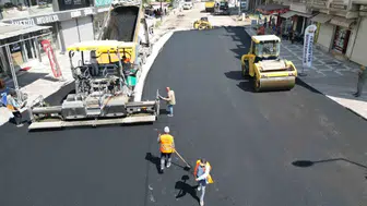 Siverek'te Adnan Menderes Caddesi konforlu yolculuk için yenileniyor