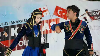 Uluslararası Kafkas folklor etkinliği gölcük'te büyük ilgi gördü
