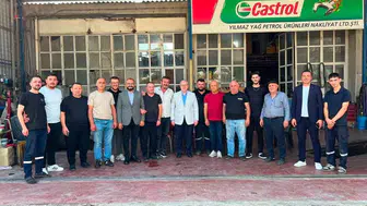 Bilecik’te sanayi esnafıyla bir araya gelen AK Parti heyeti, talepleri dinledi