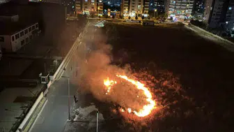 Diyarbakır'da anız yangını paniğe neden oldu