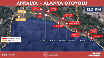 Ulaştırma Bakanı Uraloğlu'ndan Antalya-Alanya otoyolu projelerine ilişkin önemli açıklamalar