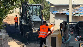 İnegöl’de altyapı çalışmaları hız kesmeden devam ediyor