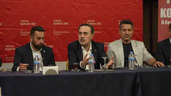Konya ticaret odası başkanı meslek odalarıyla istişarede bulundu