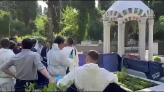 Arif Ahmet Denizolgun'un naaşı feth-i kabir işleminin ardından defnedildi
