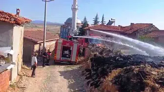 Tavşanlı'da yangın alarmı: Köylülerin müdahalesi kurtardı