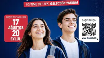 Denizli’de eğitim desteği ile öğrencilerin heyecanına ortak olundu