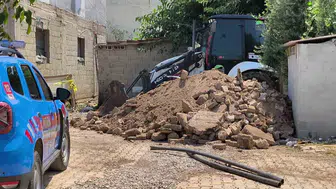 Hatay'da altyapı çalışmaları sırasında tarihi mozaik bulundu