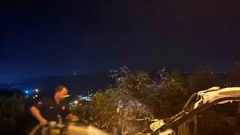 Erdek’te otomobil yangını büyük paniğe yol açtı