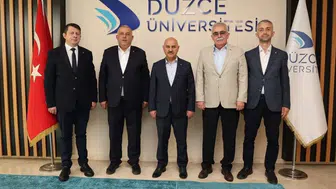 Düzce TSO, rektör sözbir’e başarılar diledi