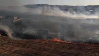 Kırıkkale'de anız yakma suçuna ceza yağdı: 8 kişiye 96 bin lira yapıldı