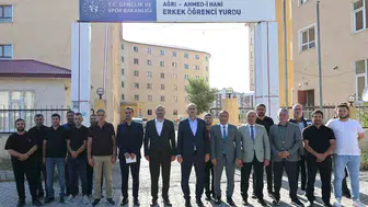 Ağrı valisi bozkurt, kyk yurtlarındaki bakım çalışmalarını denetledi