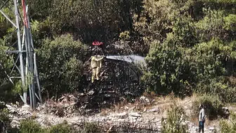 Menteşe'deki makilik alanda çıkan yangın kontrol altına alındı