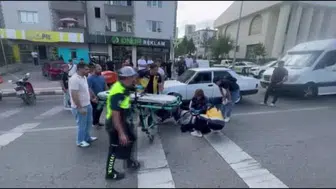 Bilecik'te motosiklet kazasında yaya yaralandı
