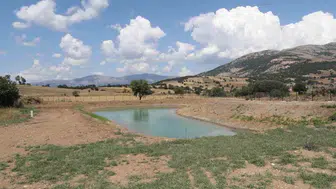 Amasya'nın direkli köyünde tarımsal üretim için modern sulama sistemi kuruldu