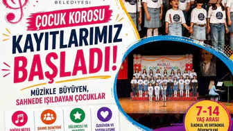 Nazilli Belediyesi çocuk korosu yeni dönem kayıtlarına başladı