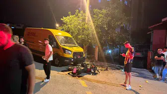 Bolu'da motosiklet ve panelvan çarpıştı: yaralı var