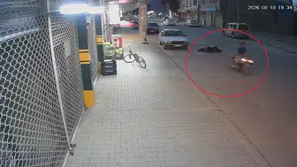Elbistan'da motosiklet kazasında yaşlı adam yaralandı
