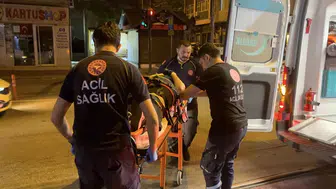 Bursa'da motosiklet kazasında kadın sürücü yaralandı