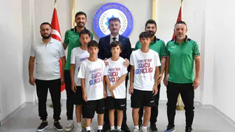 Ordu futbol karmasından emniyet müdürüne ziyaret