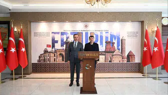 Vasip Şahin Erzurum'da insan hakları konularında görüş alışverişi yaptı