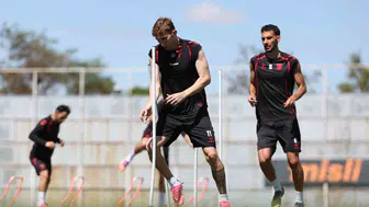 Sivasspor, Kayserispor maçı için antrenmanlarına devam ediyor