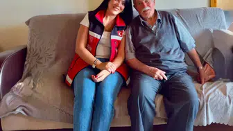 Bilecik'te şehit ailesi ziyaretinde duygusal anlar
