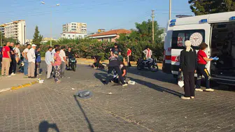 Nazilli'de motosiklet kazası: İki kişi ağır yaralandı