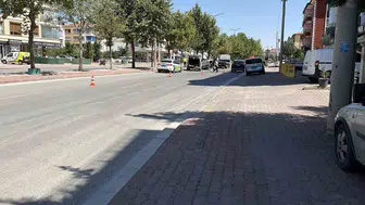 Kontrolden çıkan otomobil takla attı: Sürücü hastaneye kaldırıldı